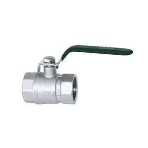 Llave de Paso Válvula Bola 1 Pulgada Cromada BM